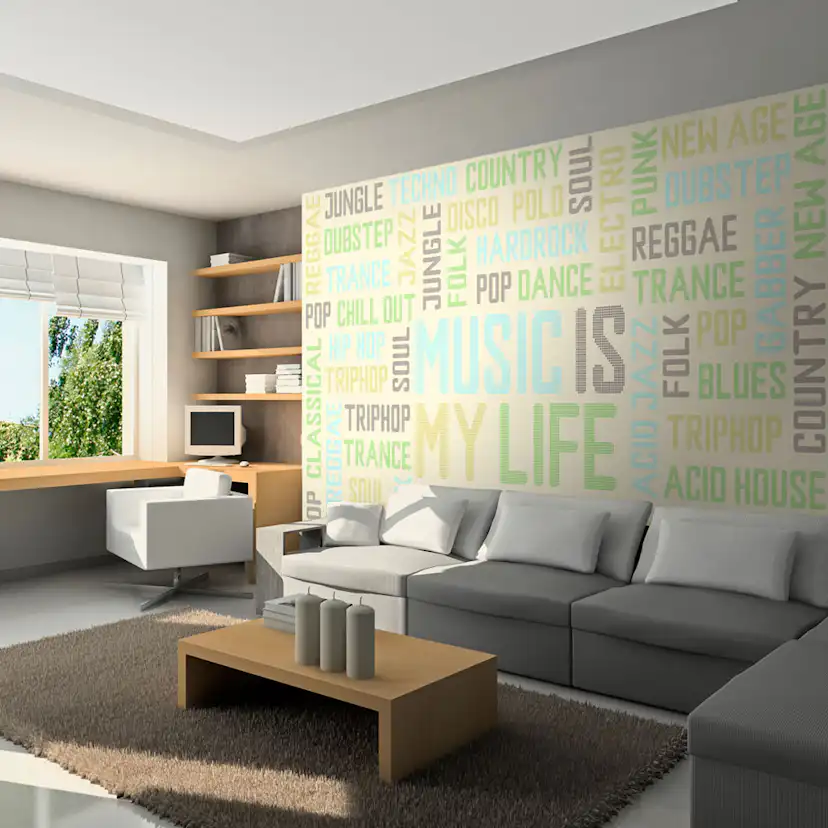 Fototapet Arkiio Blandning Av Musikstilar