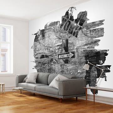Fototapet Arkiio Black And White New York Collage