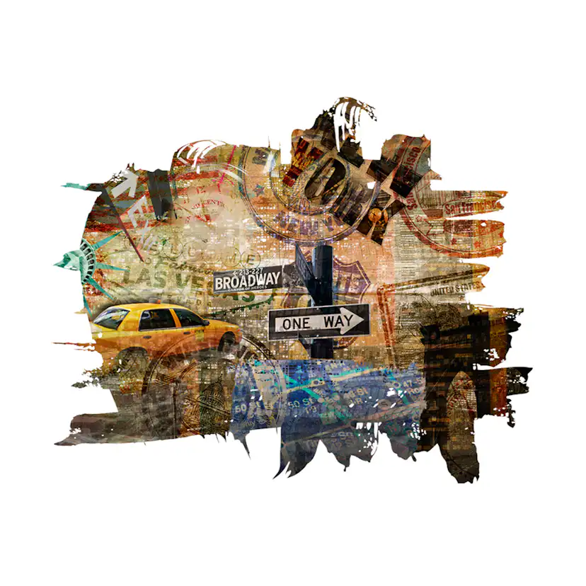 Fototapet Arkiio New York Collage