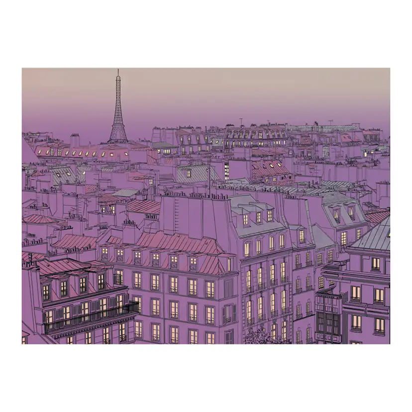 Fototapet Arkiio Fredag kväll I Paris