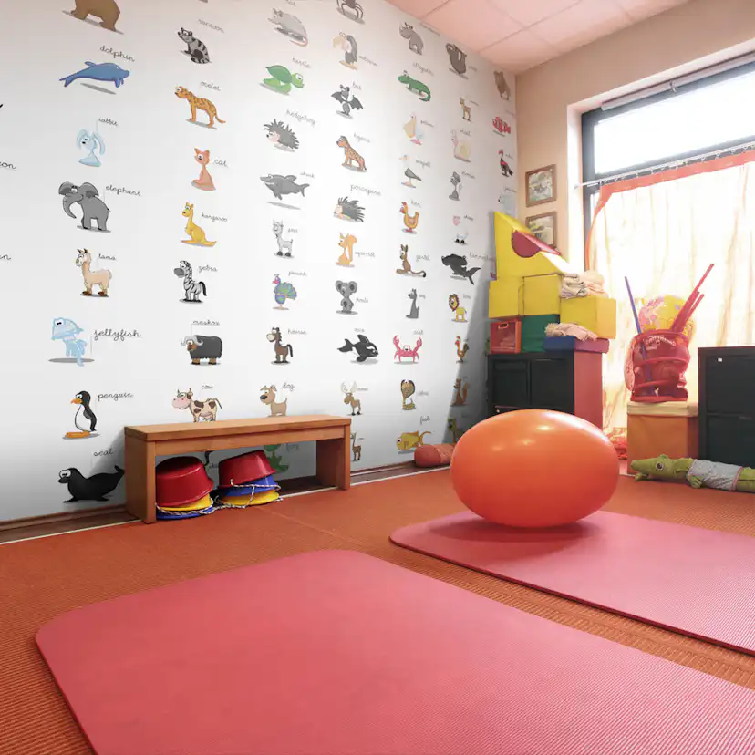 Fototapet Arkiio Learning By Playing Animals