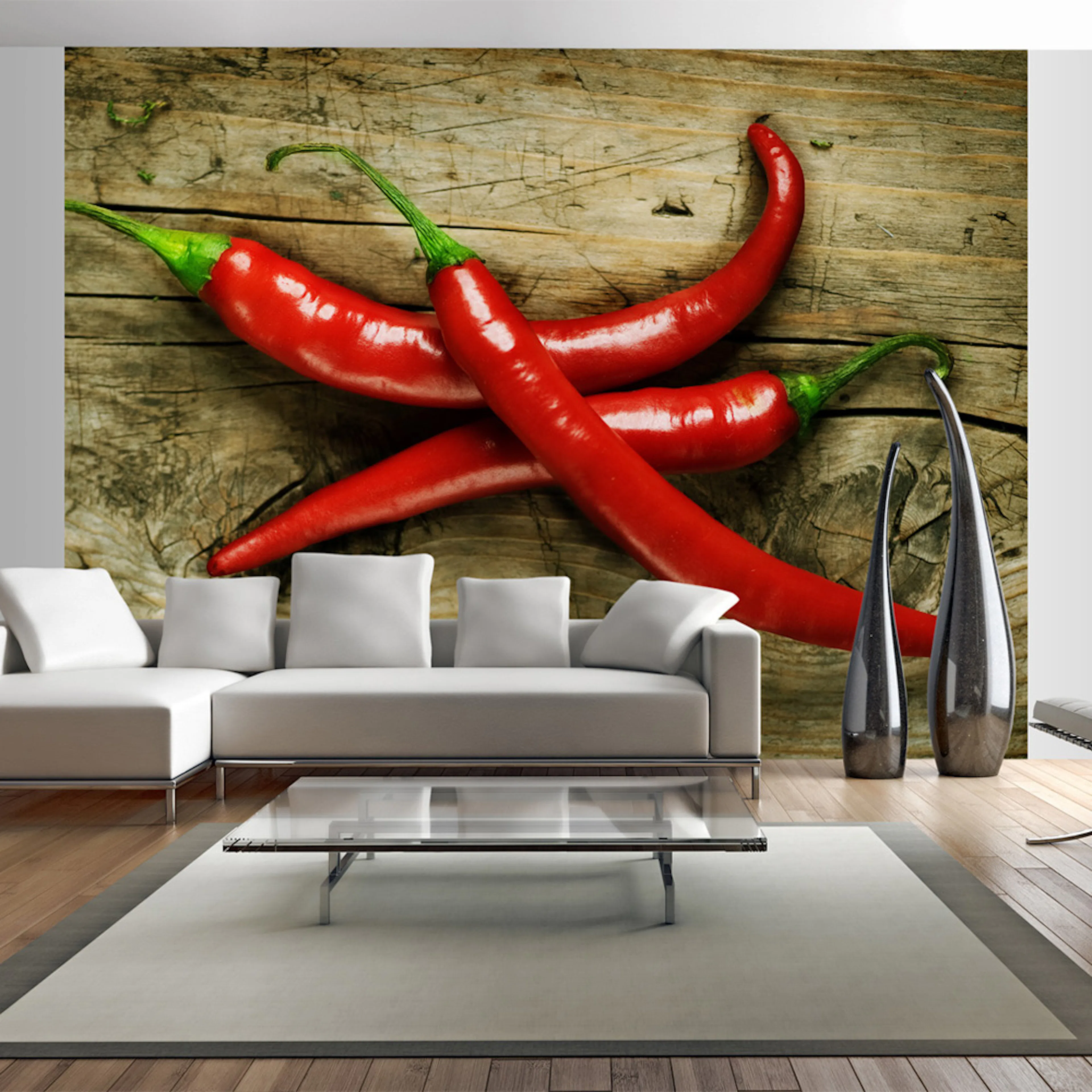 Fototapet Arkiio Spicy Chili Peppers