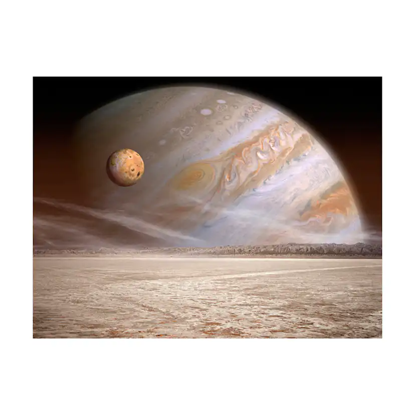 Fototapet Arkiio En Liten Och En Stor Planet