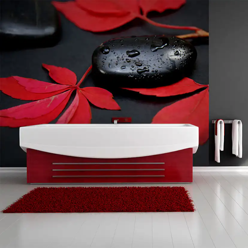 Fototapet Arkiio Intensitet Av Rött