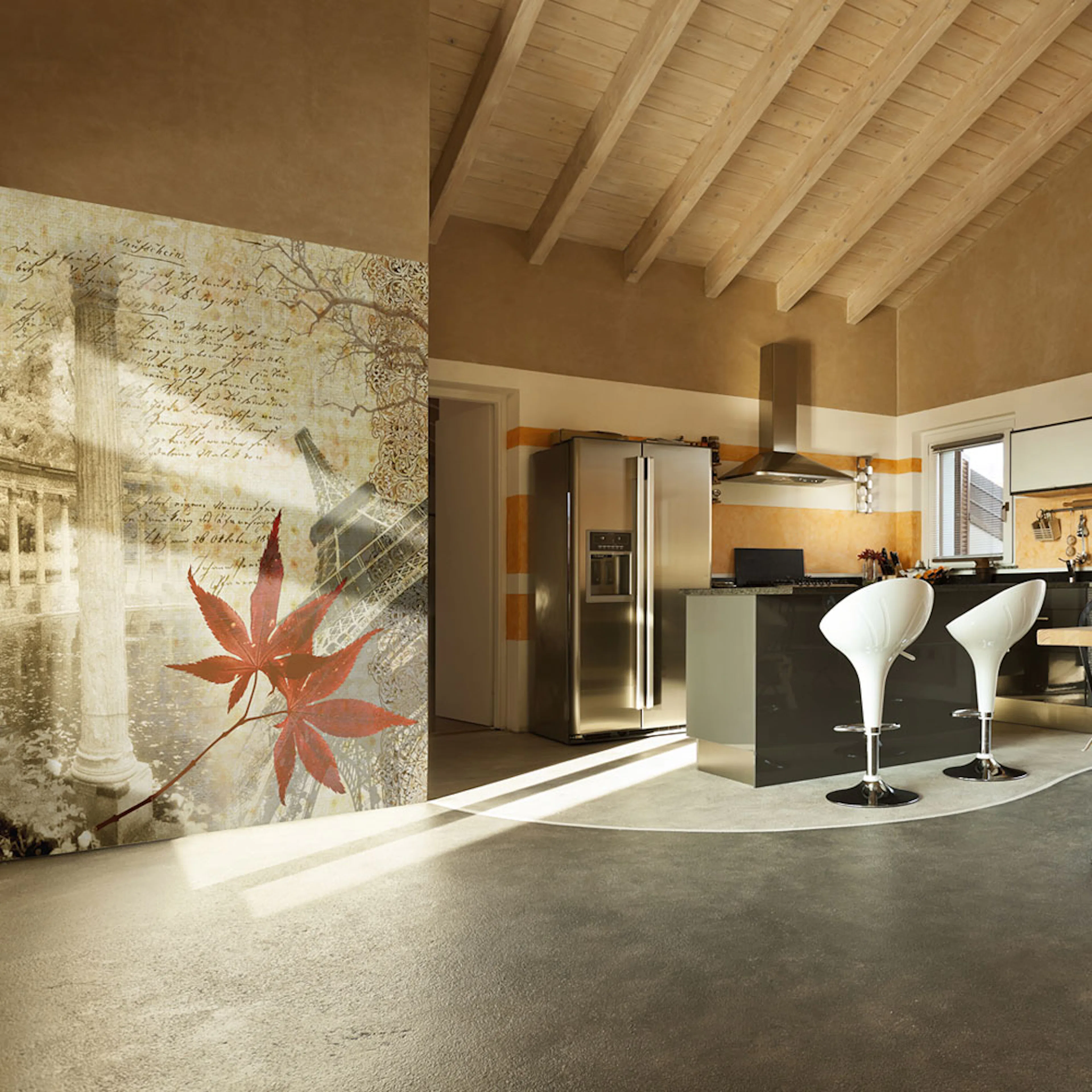 Fototapet Arkiio Höst Och Paris