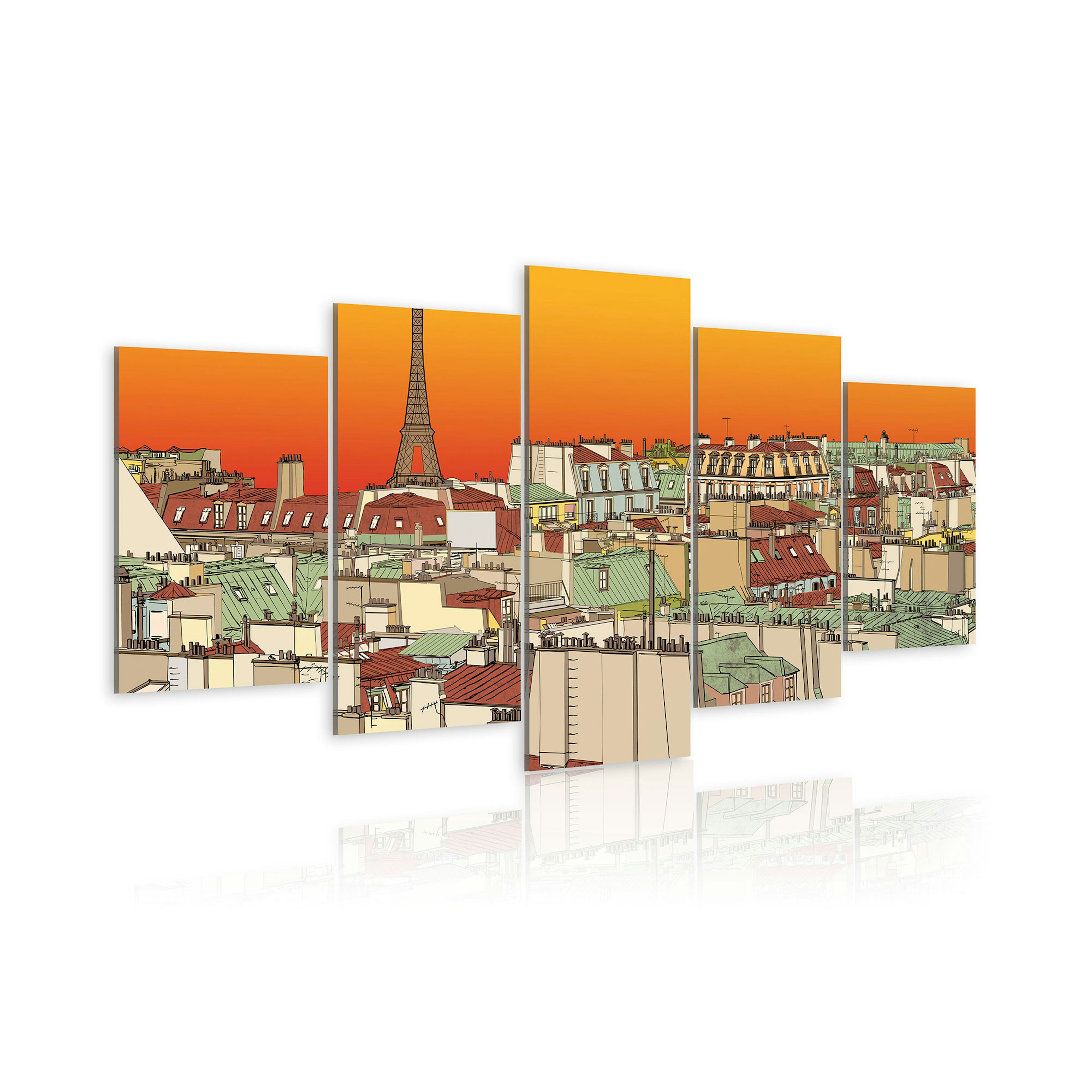 Tavla Arkiio Parisian Sky In Orange Colour