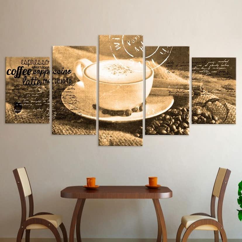 Tavla Arkiio Coffe Espresso CappuccIno Latte Machiato Sepia