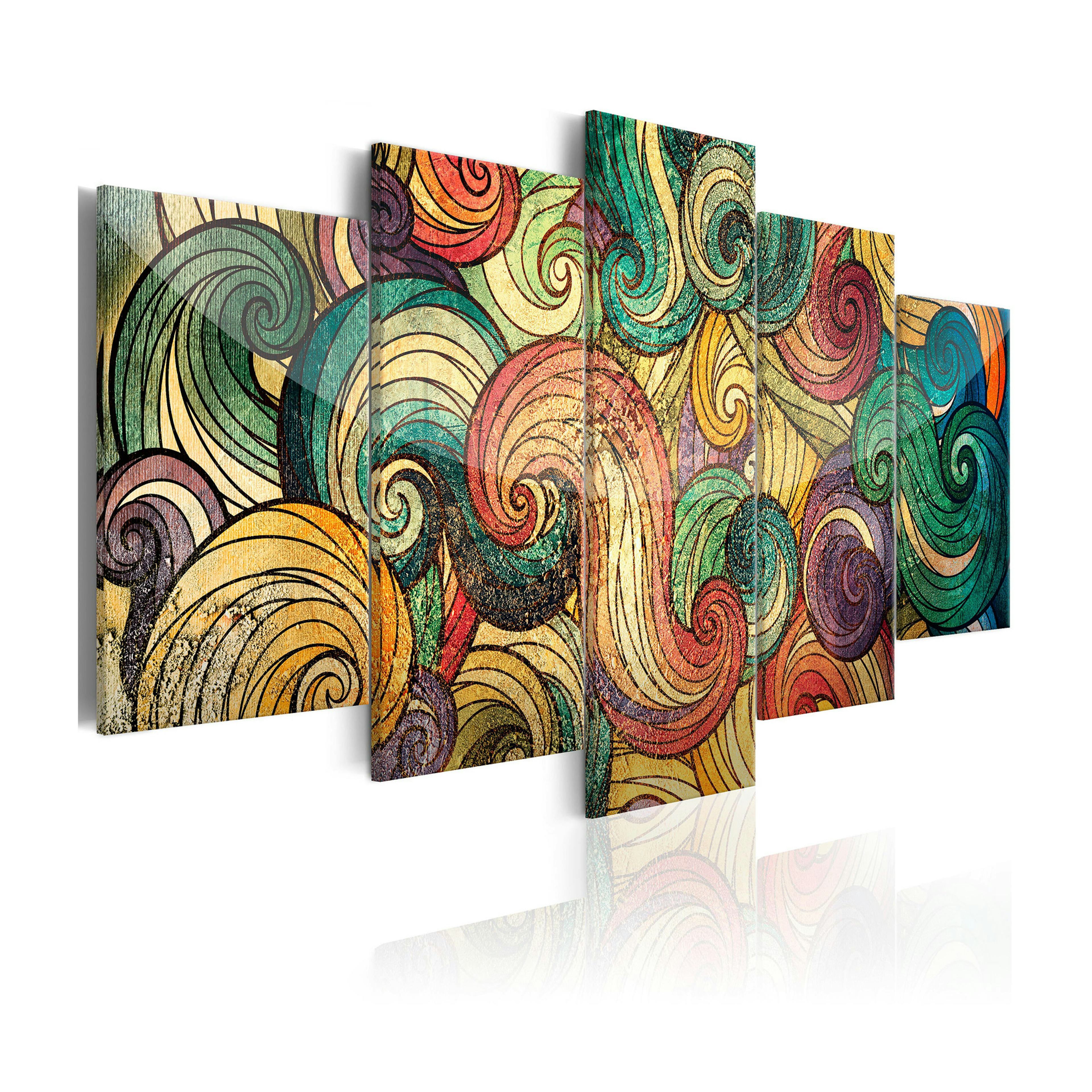 Tavla Arkiio Colourful Waves