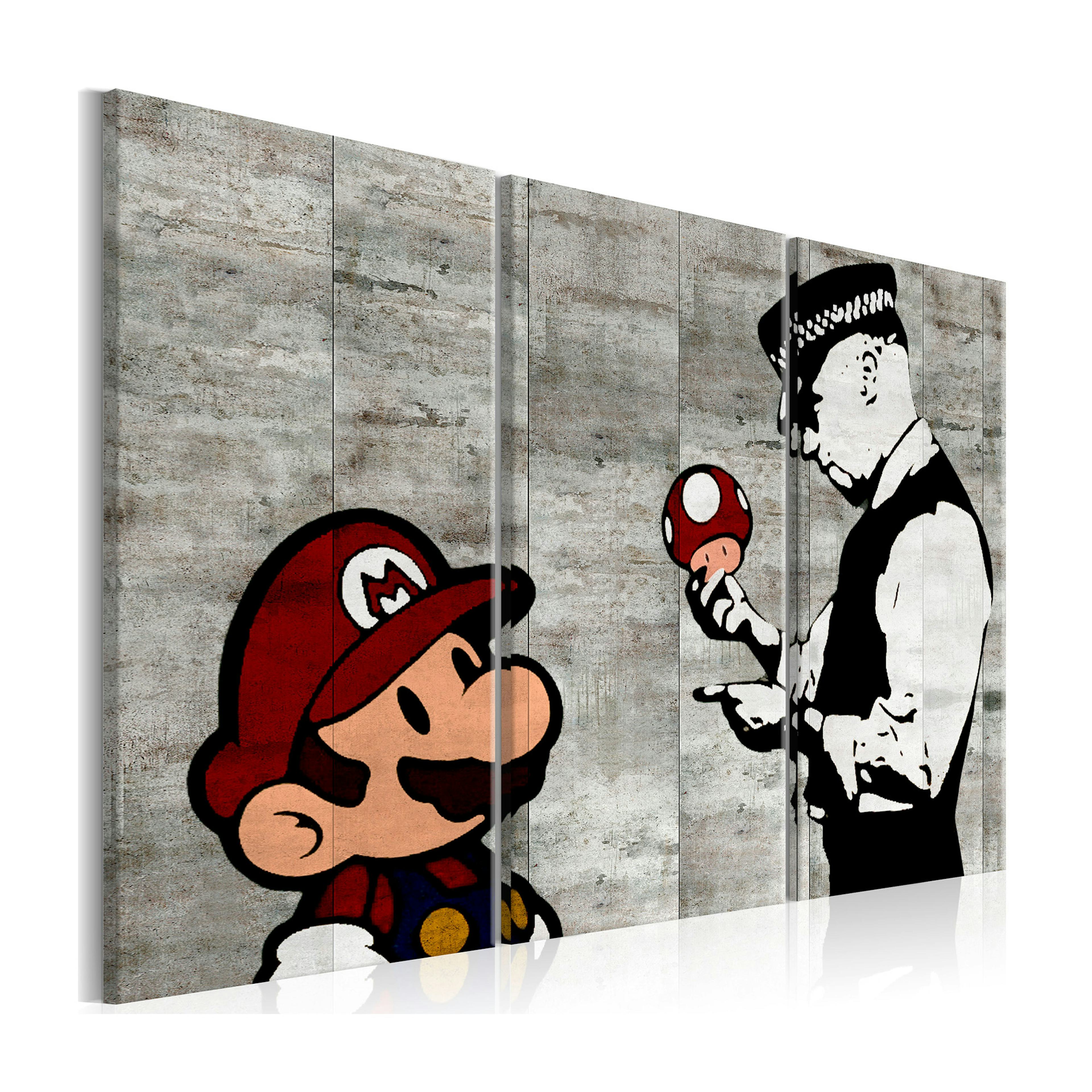 Tavla Arkiio Banksy Mario Bros