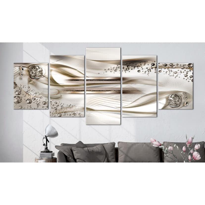 Tavla Arkiio Underwater Harp Wide Brown 5 delar