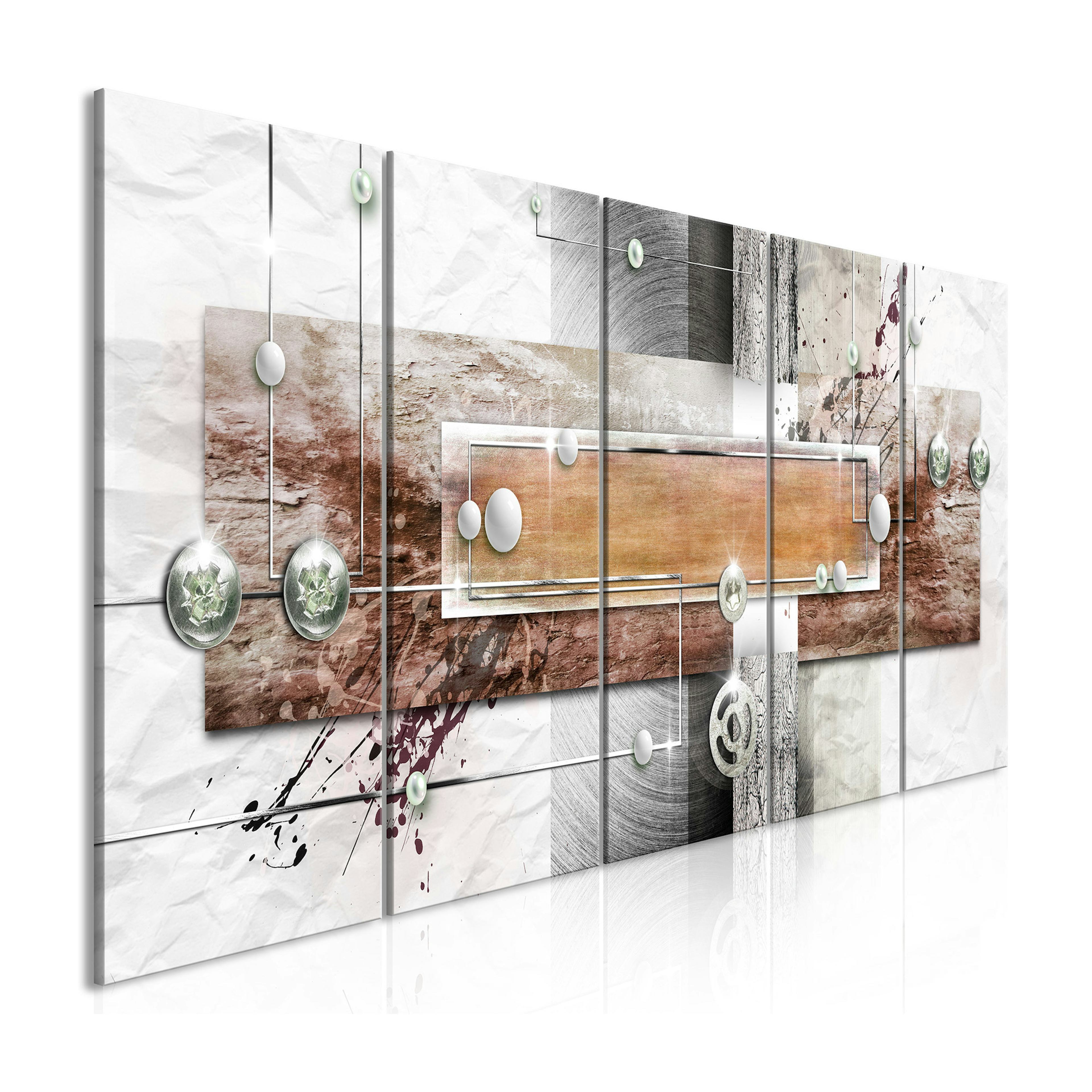 Tavla Arkiio Mysterious Mechanism Narrow Brown 5 delar