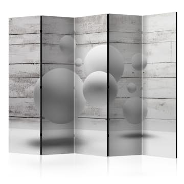 Rumsavdelare Arkiio Balls II Grå/Vit 225x172 cm