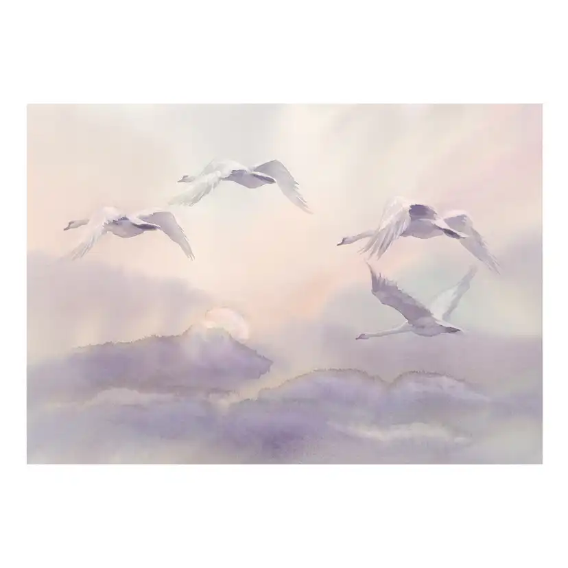 Fototapet Arkiio Flying Swans