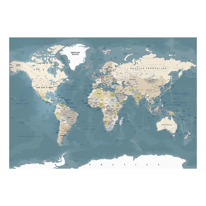 Fototapet Arkiio Vintage World Map
