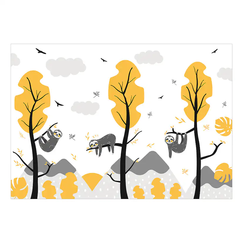 Fototapet Arkiio Cute Sloths