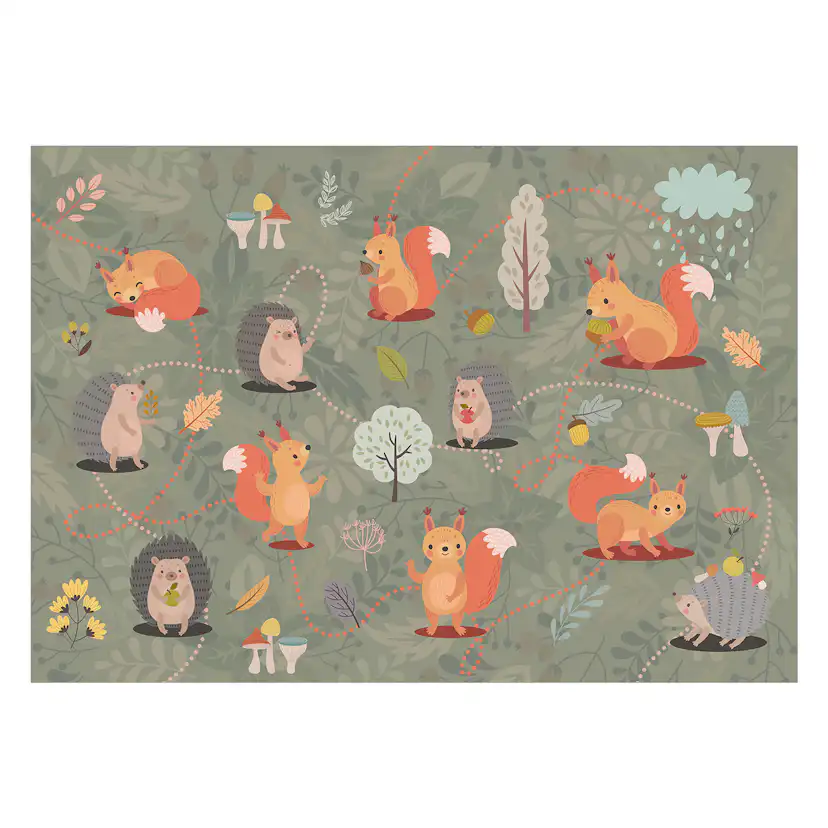 Fototapet Arkiio Friends Of The Forest