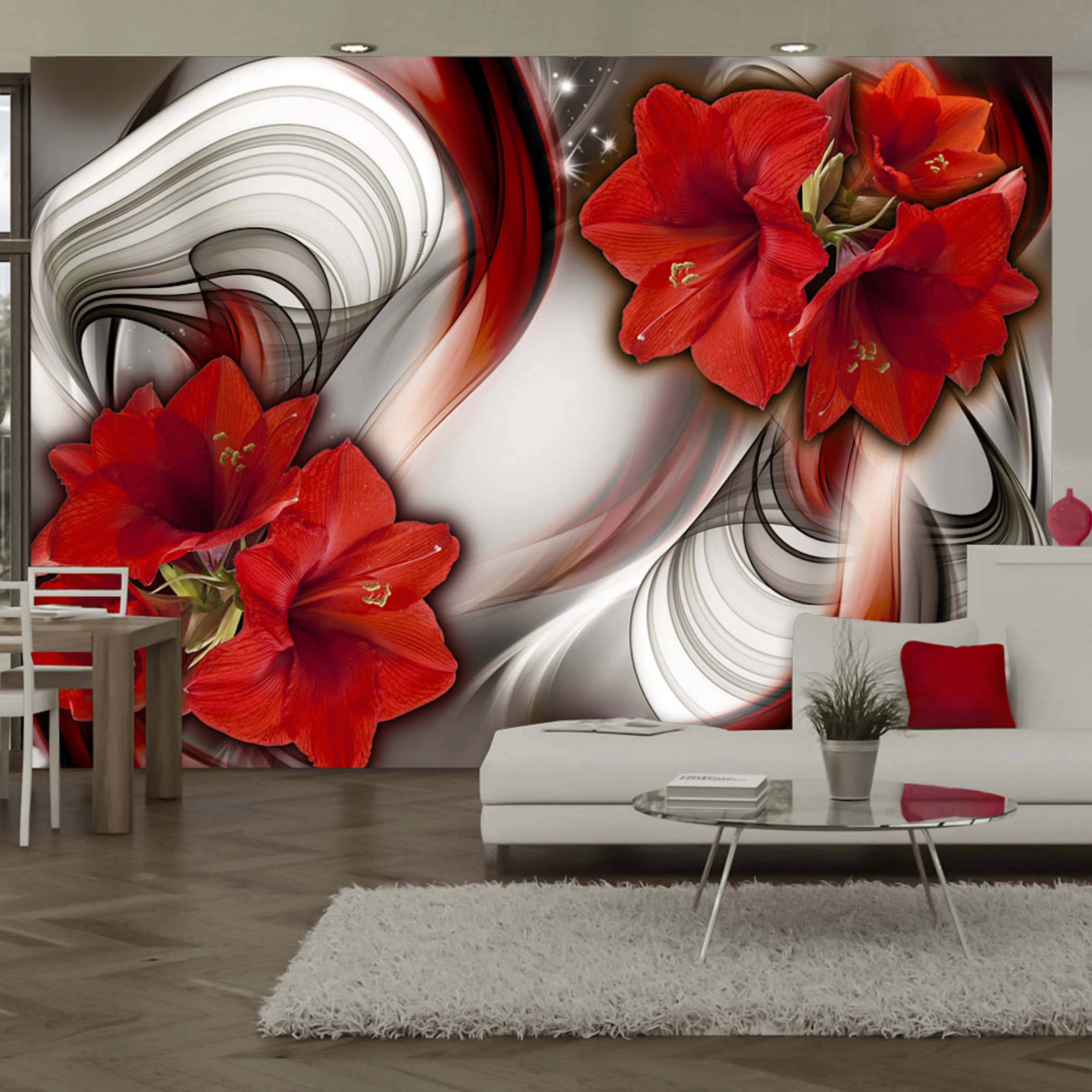 Fototapet Arkiio Amaryllis Ballad Of The Red