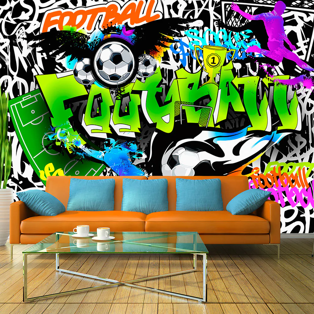 Fototapet Arkiio Football Graffiti