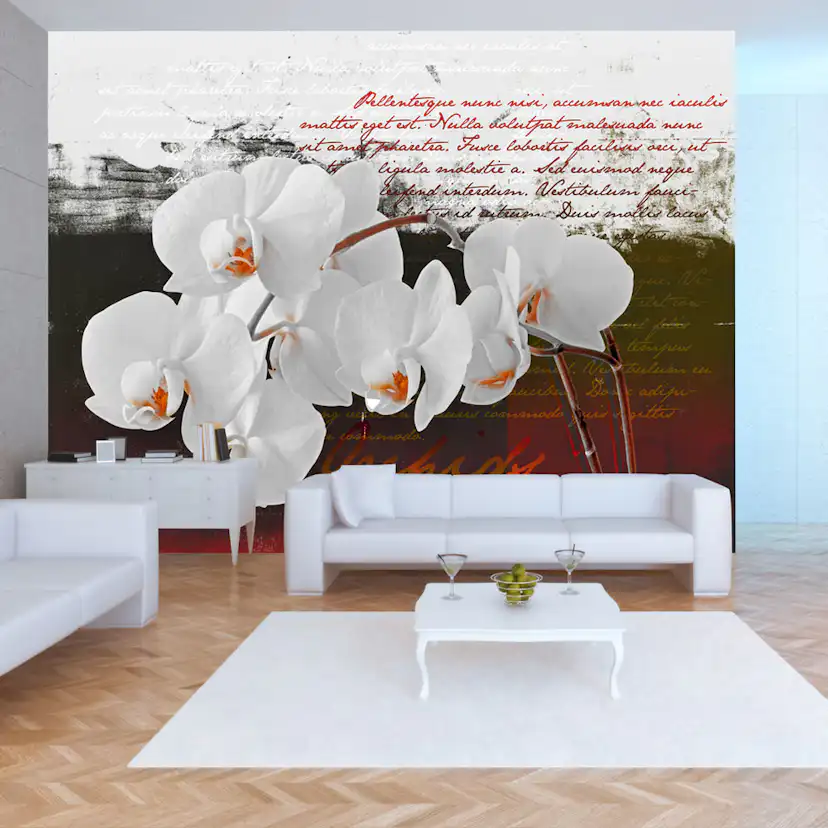 Fototapet Arkiio Diary And Orchid