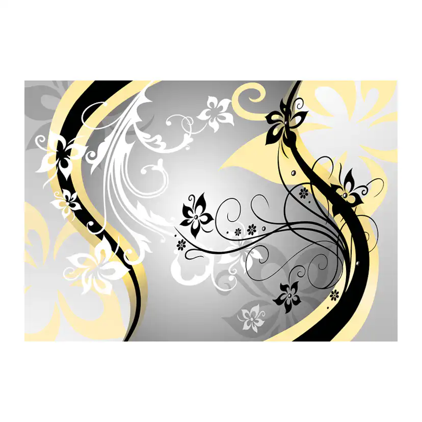 Fototapet Arkiio Art Flowers Yellow