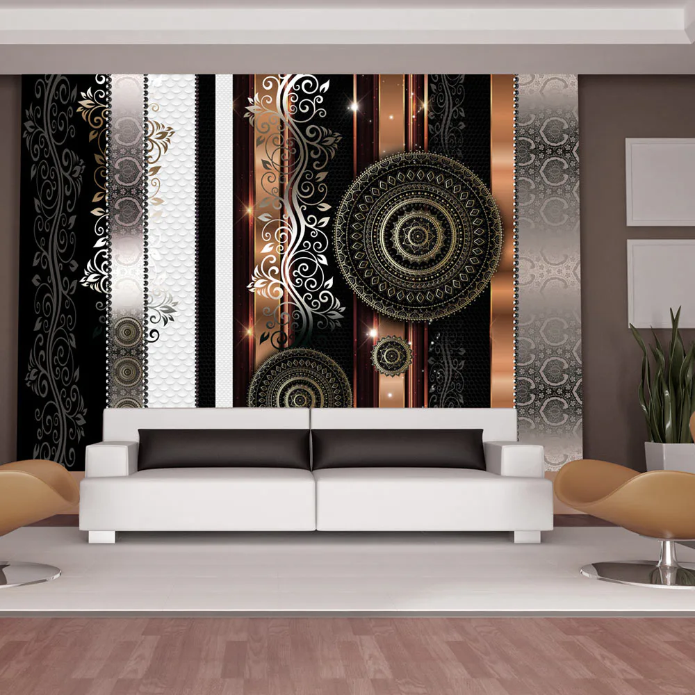 Fototapet Arkiio Självhäftande Gold Harmony Of Despair