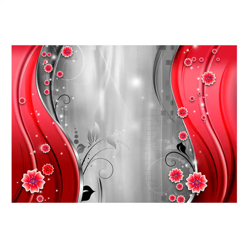 Fototapet Arkiio Behind The Curtain Of Red