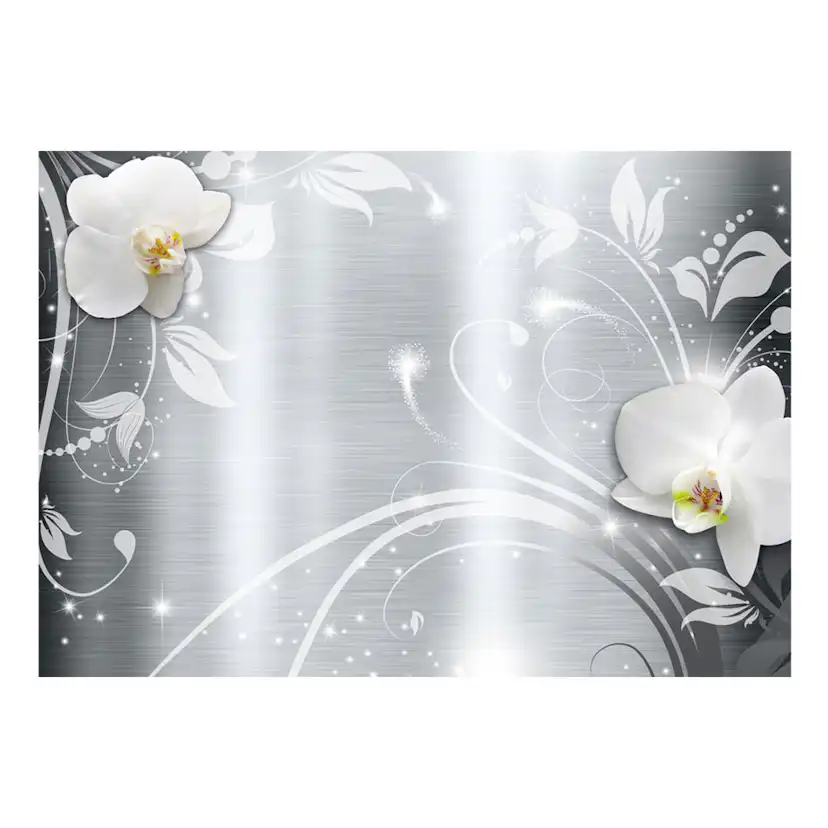 Fototapet Arkiio Orchids On Steel