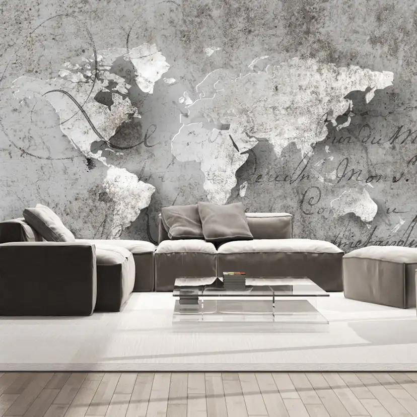 Fototapet Arkiio Map And Letter