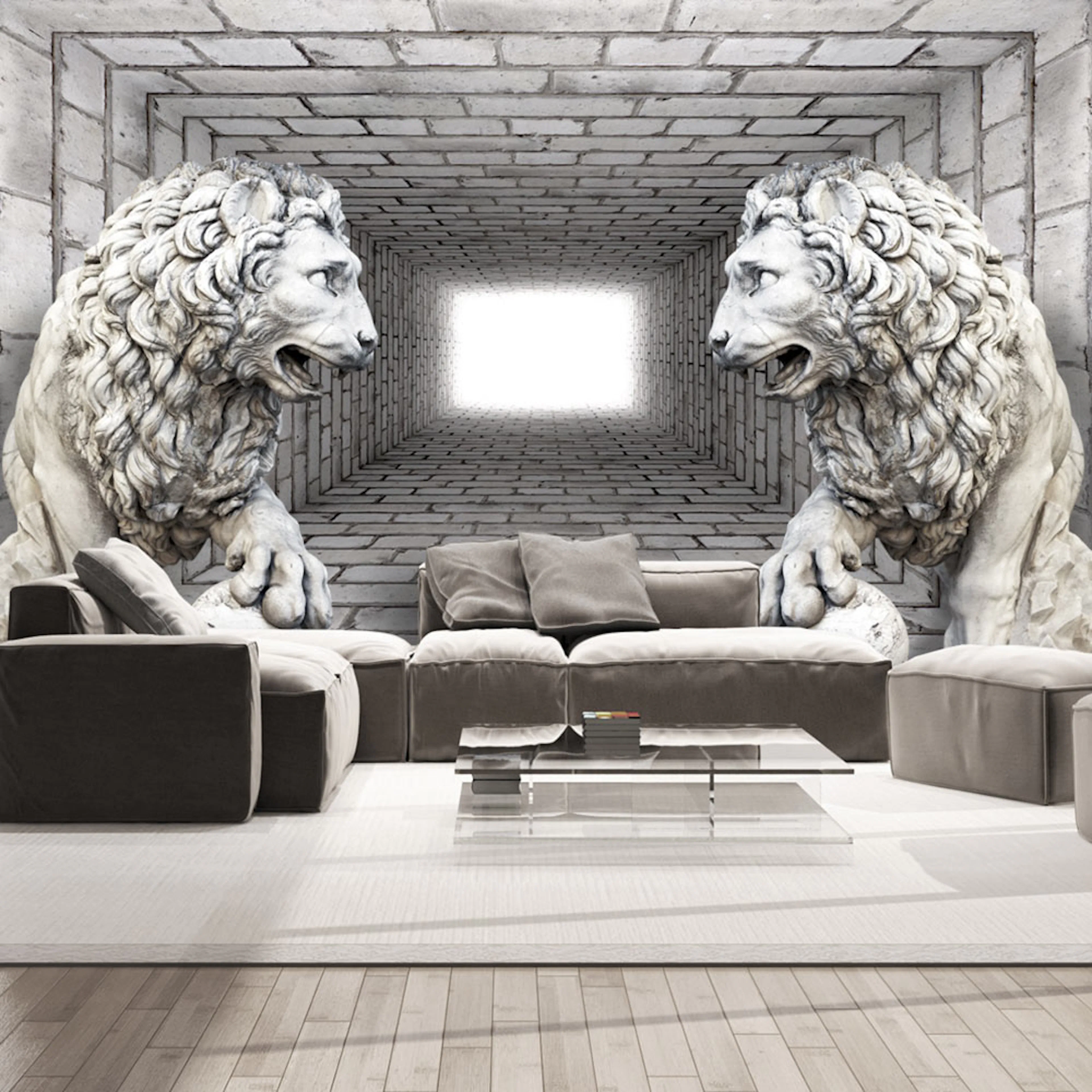 Fototapet Arkiio Stone Lions