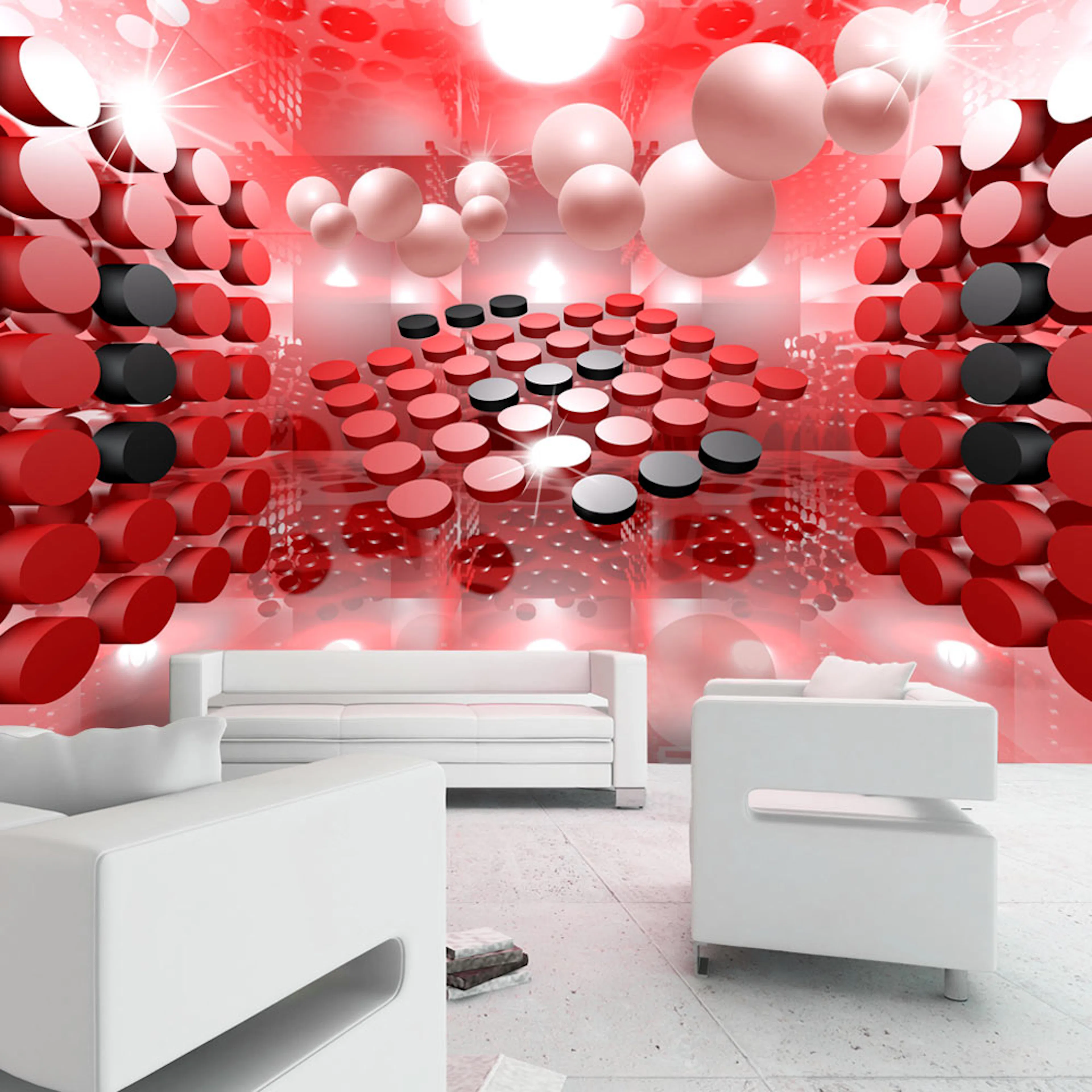 Fototapet Arkiio Playing In Red And Black