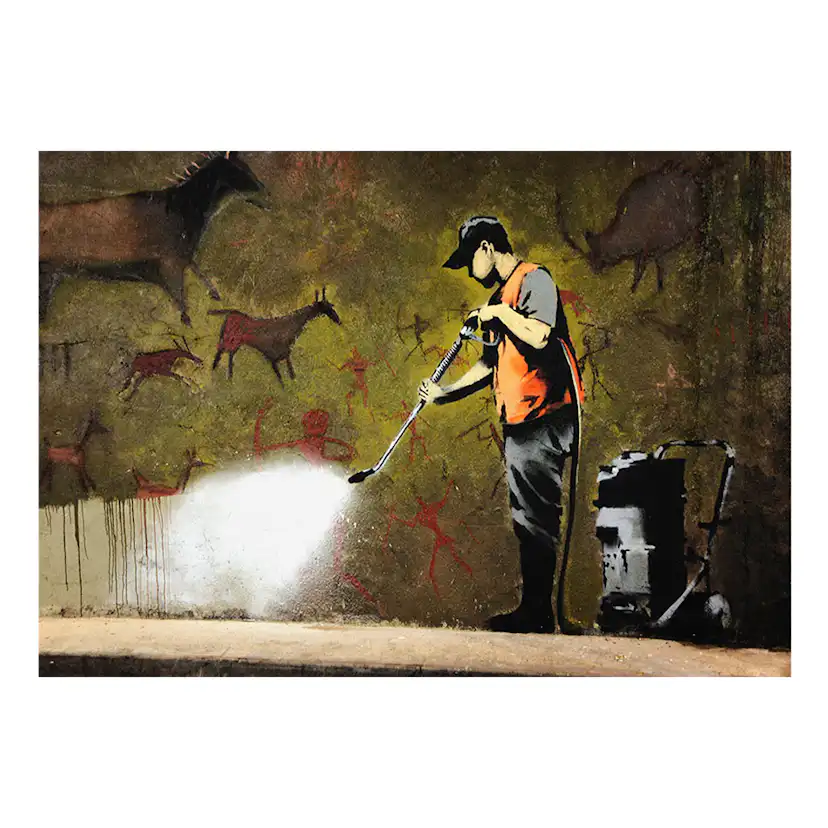 Fototapet Arkiio Banksy Cave Painting