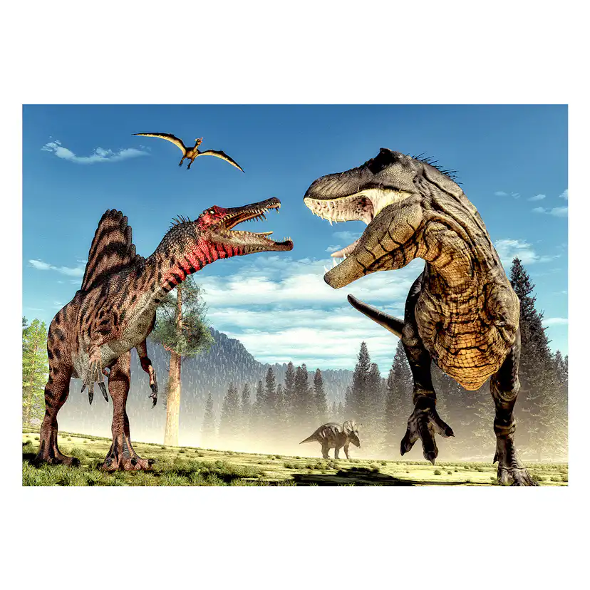 Fototapet Arkiio Fighting Dinosaurs