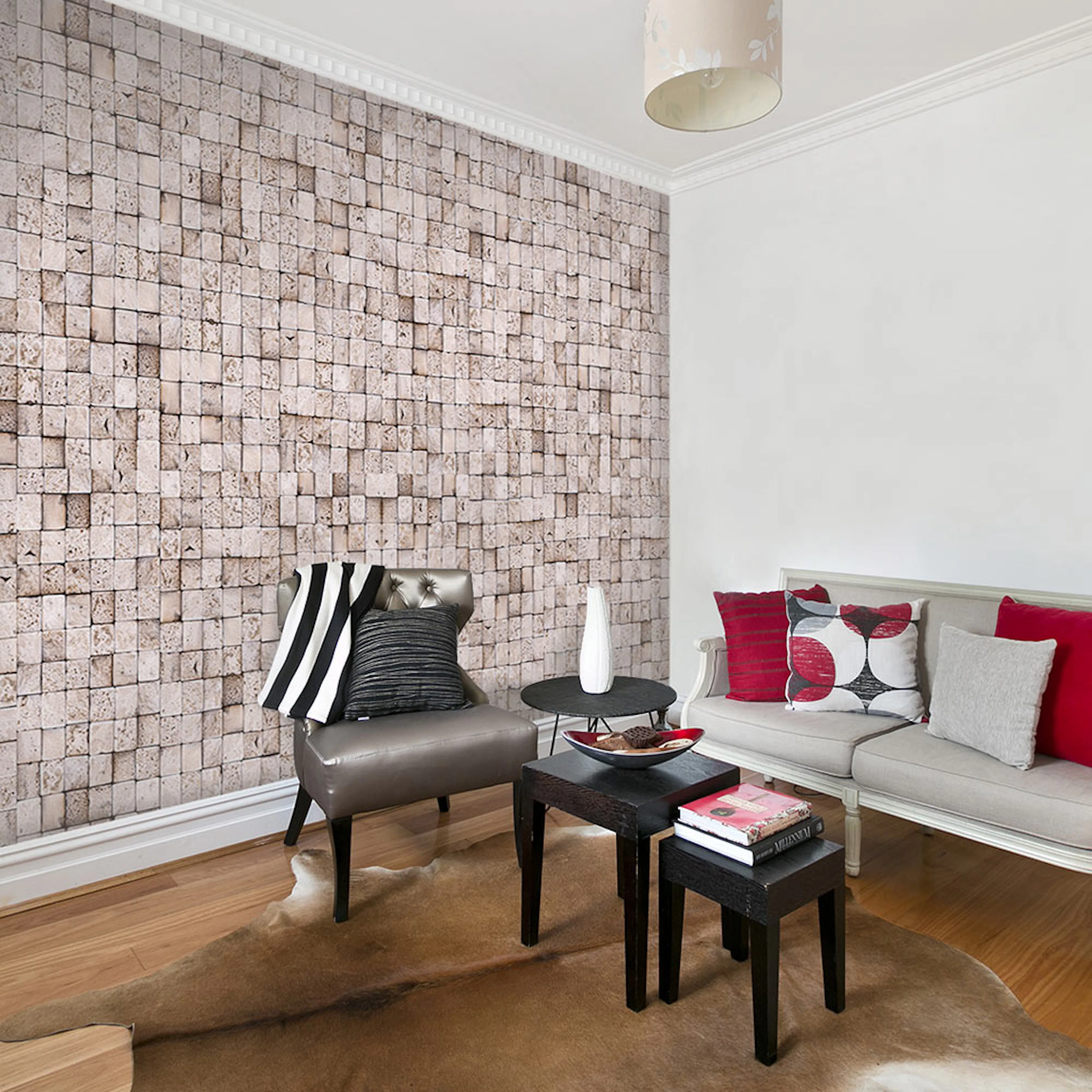 Fototapet Arkiio Stone background mosaic 50x1000 cm