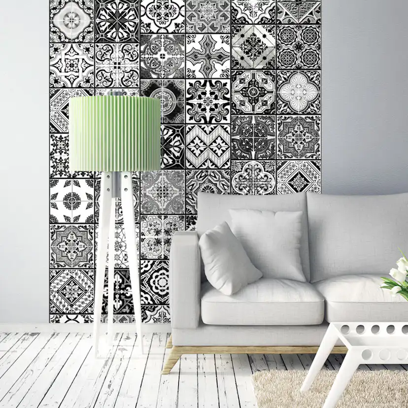 Fototapet Arkiio Arabesque Black& White 50x1000 cm