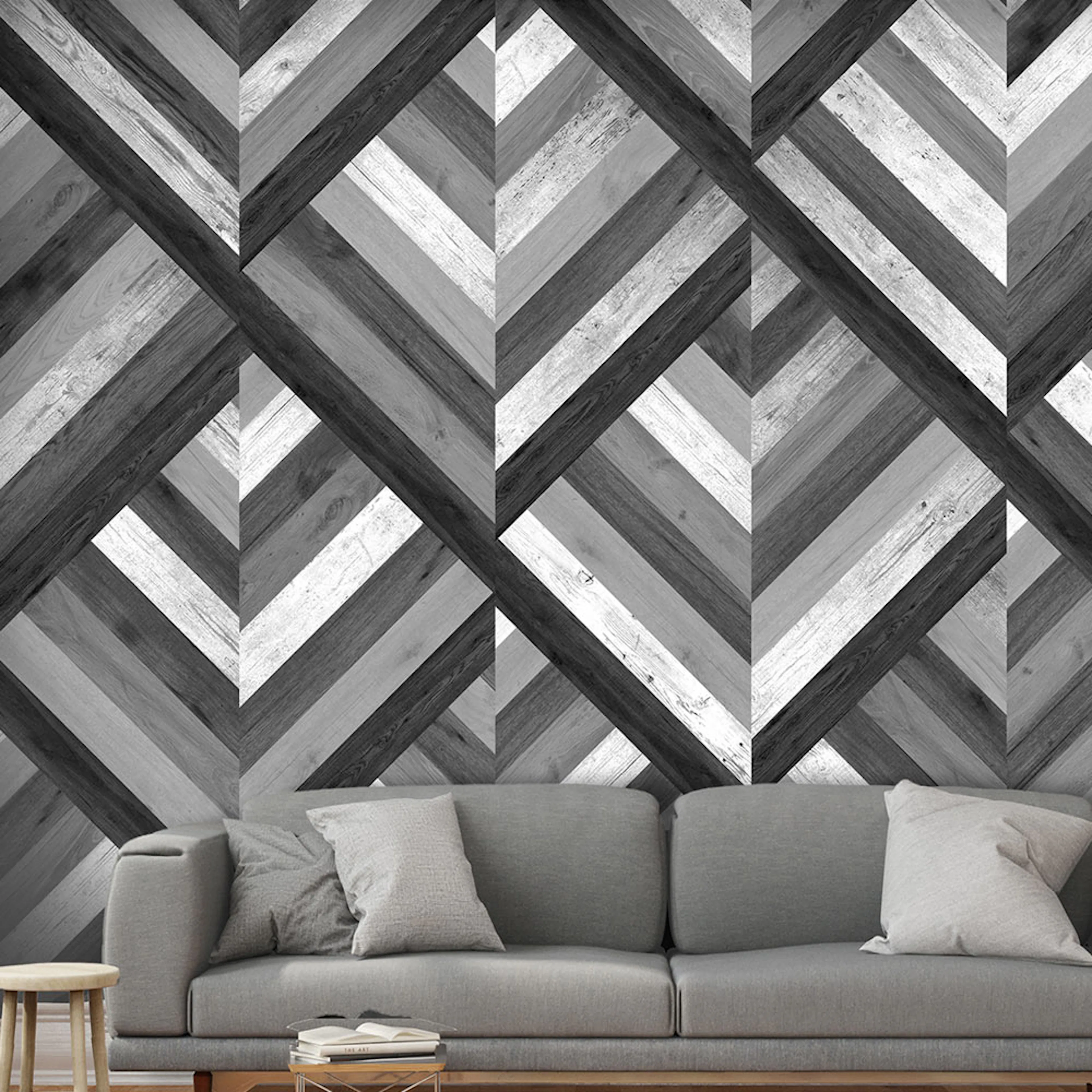 Fototapet Arkiio Grey Maze 50x1000 cm