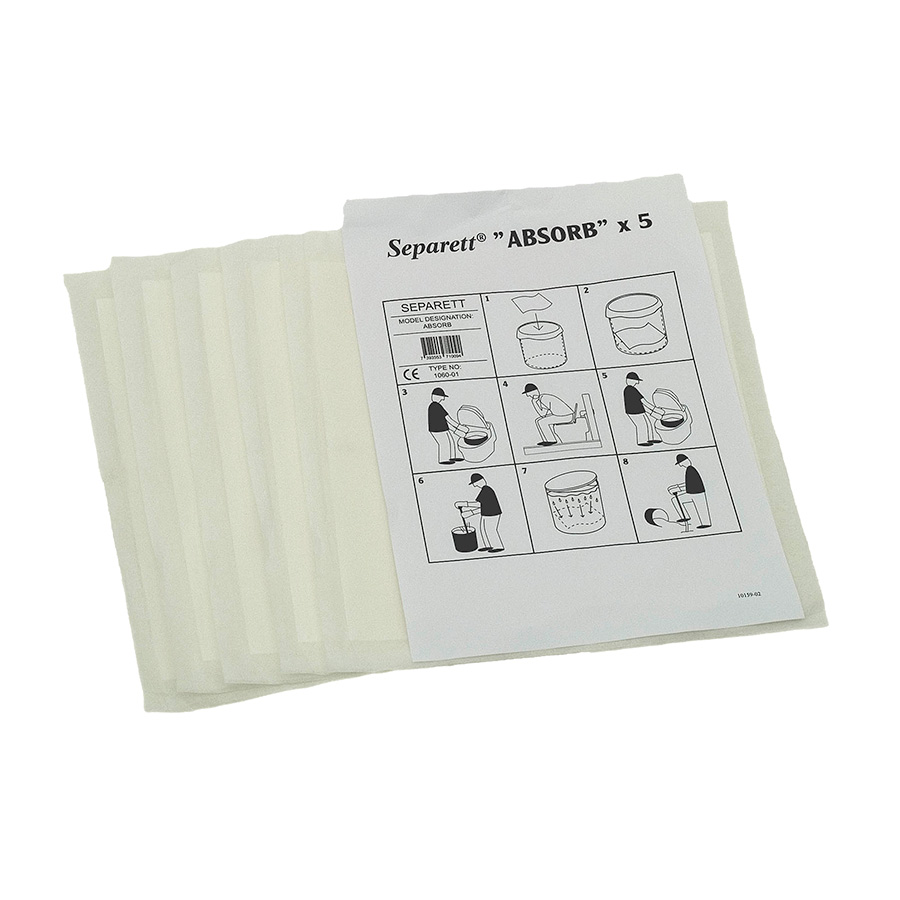 Absorb Separett 5-pack
