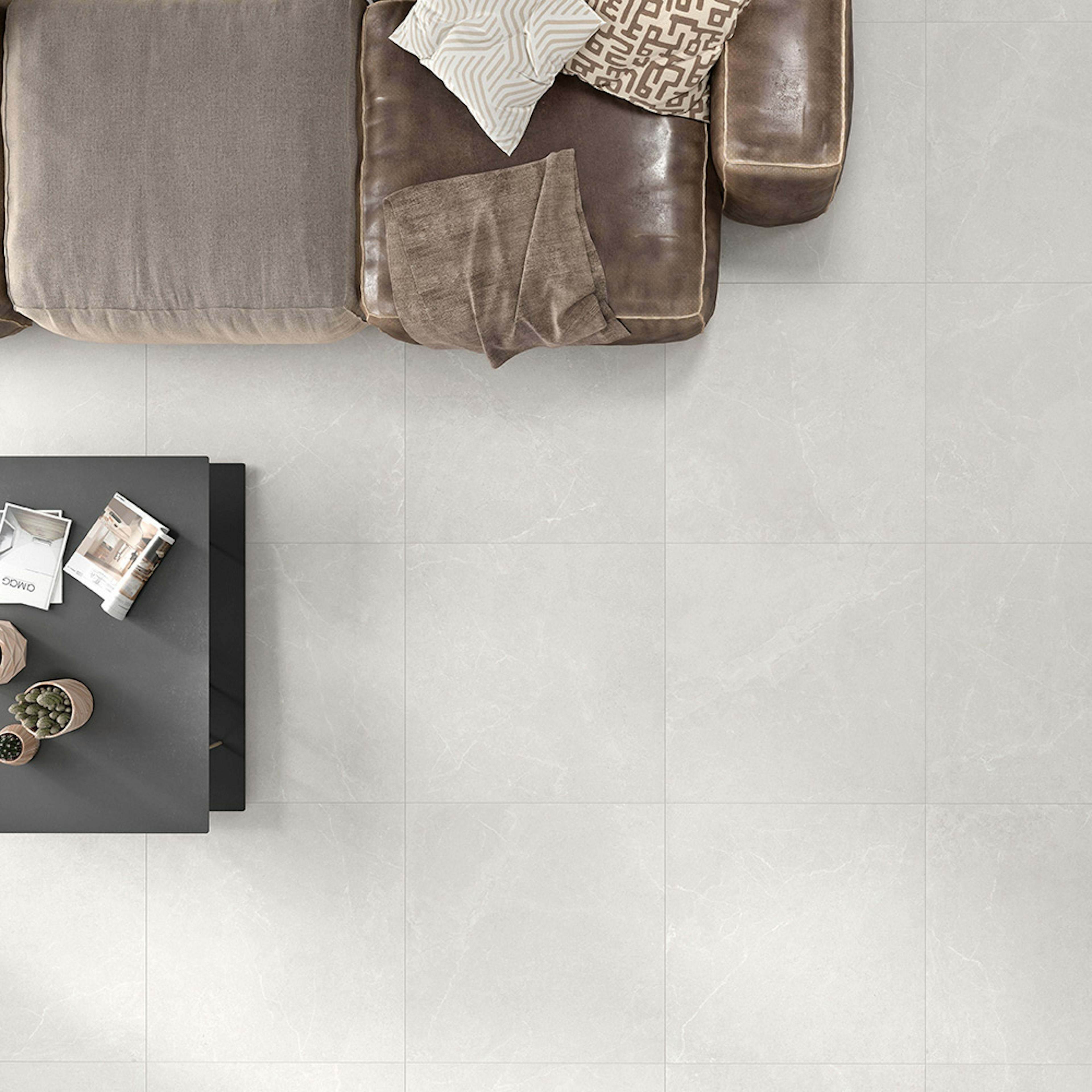 Klinker Tenfors Storm White 90x90 cm