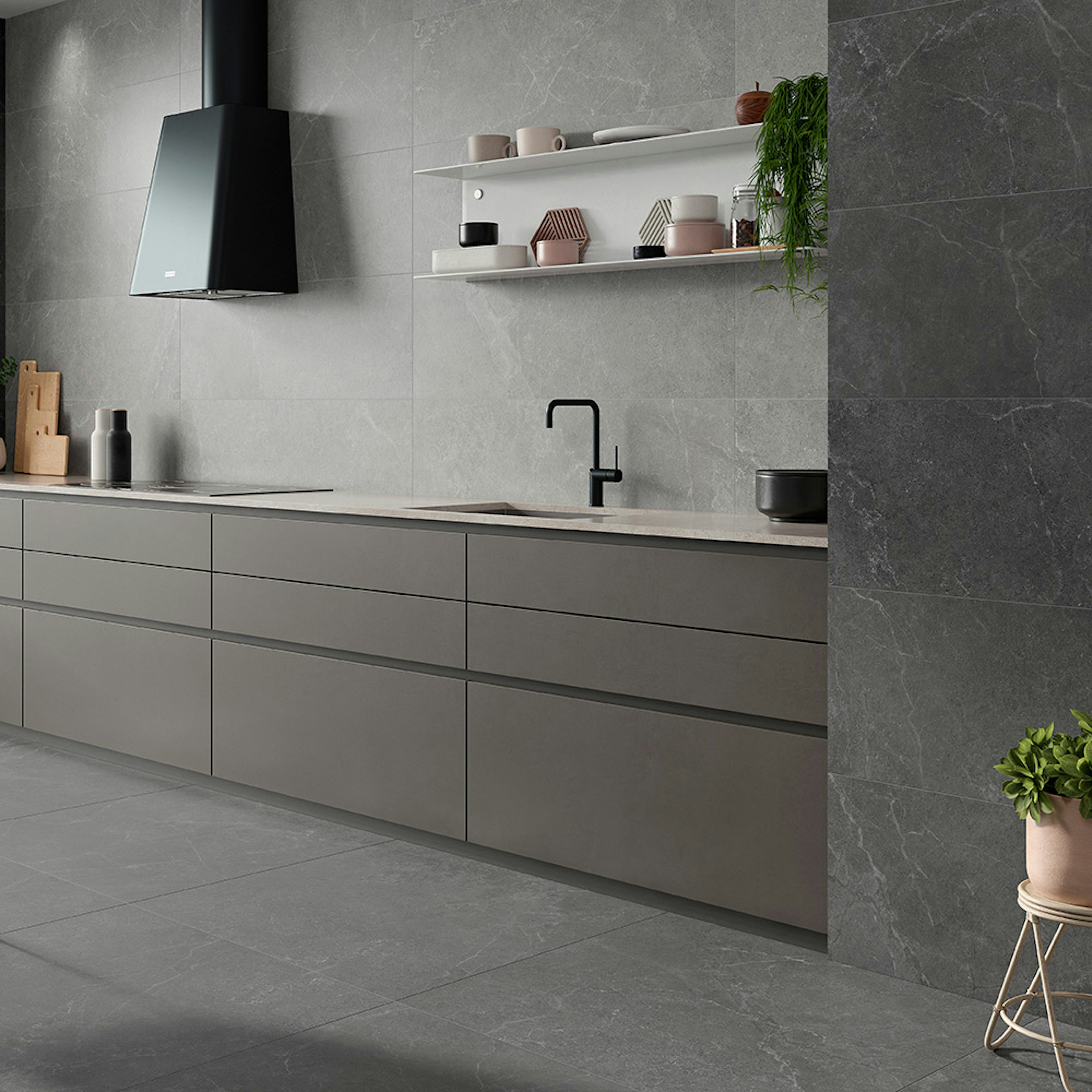 Klinker Tenfors Storm Cloud 120x120 cm