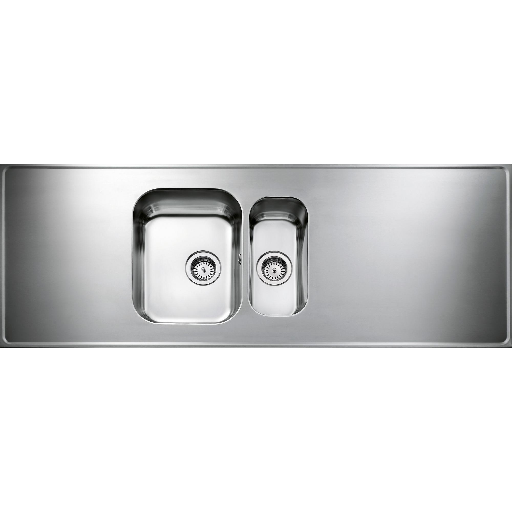 Heltäckande Diskbänk Intra Atlantic G 610 med Korgventil Centrerad Vändbar