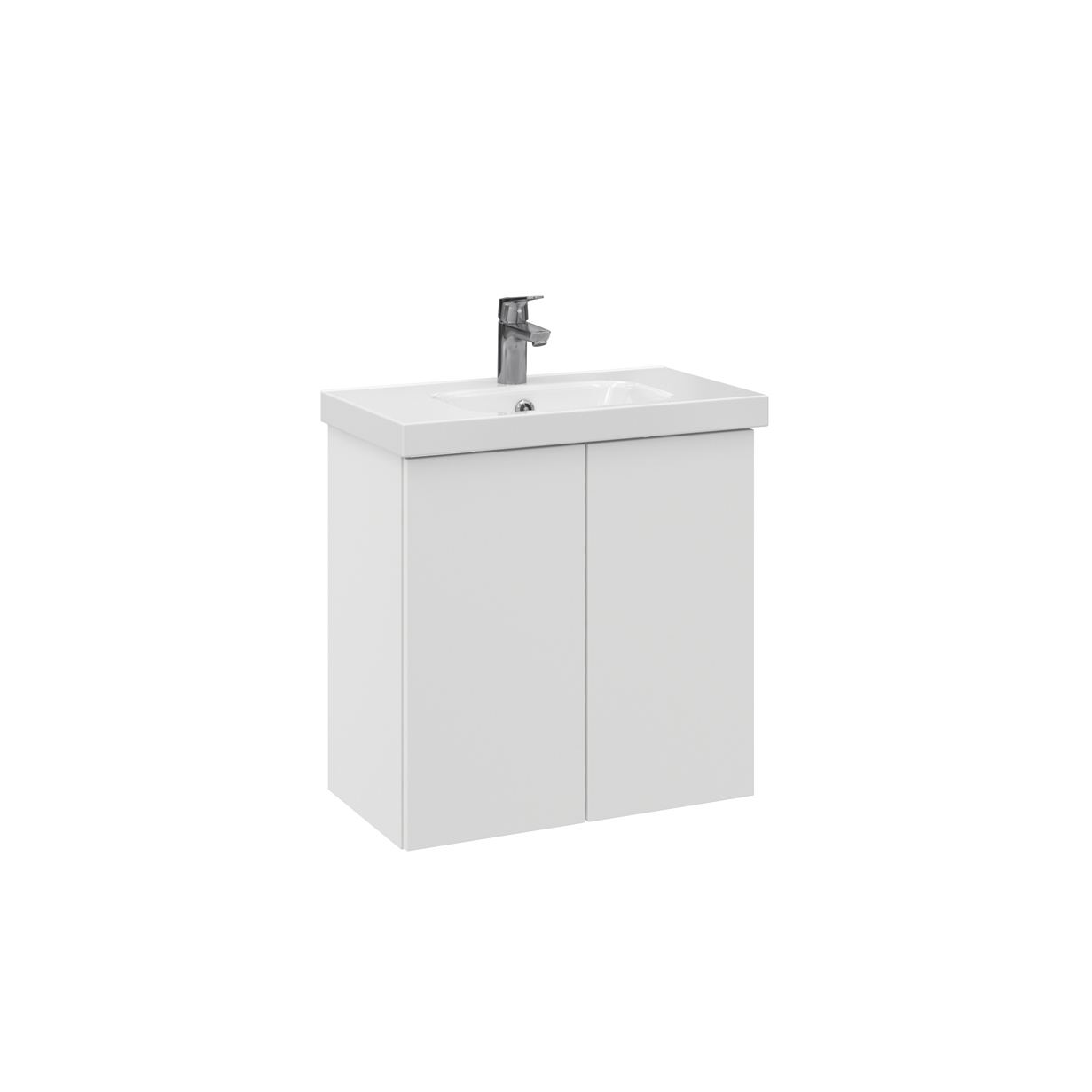 Tvättställsskåp Temal Stella med Tvättställ och 2 Luckor