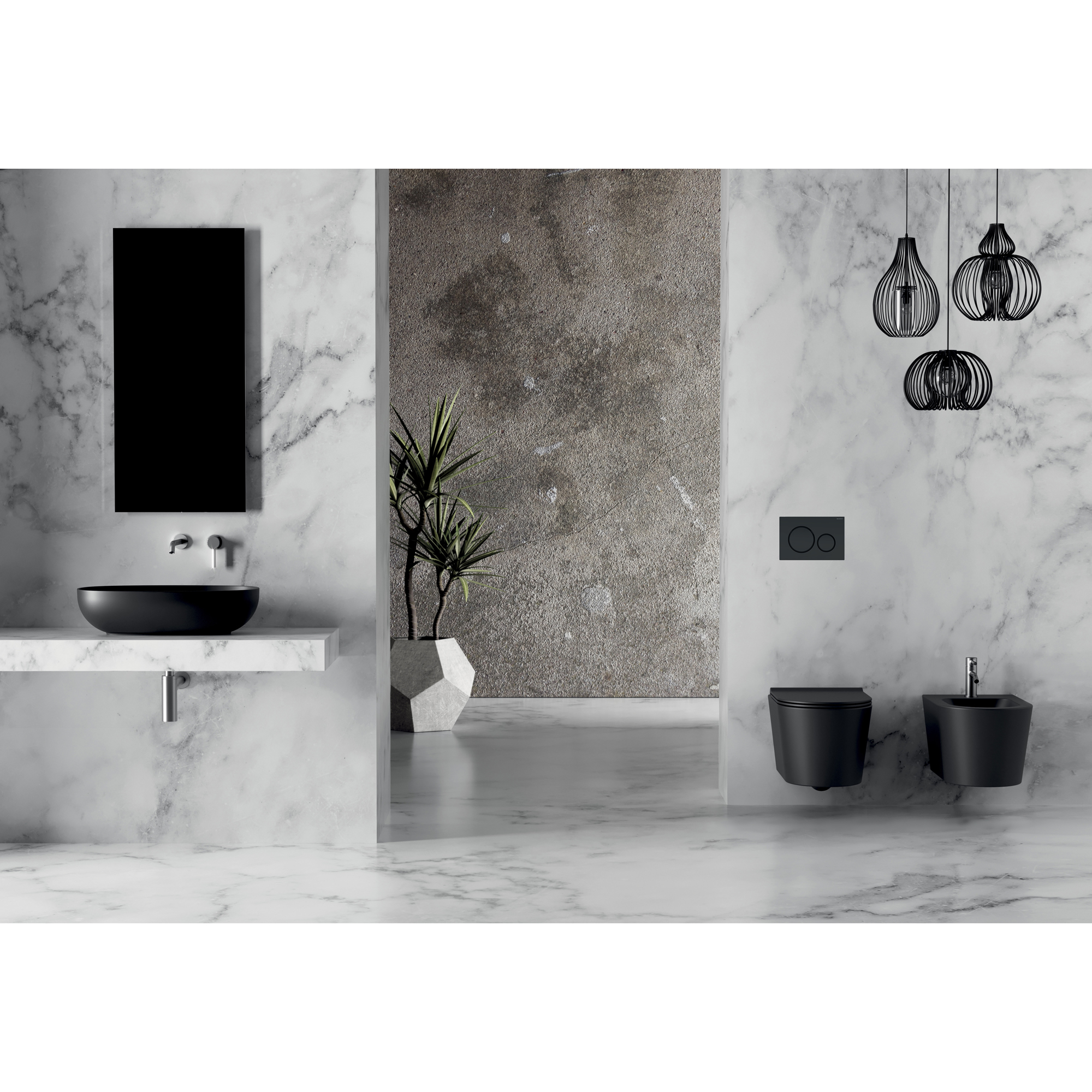 Vägghängd Toalettstol LH Elba