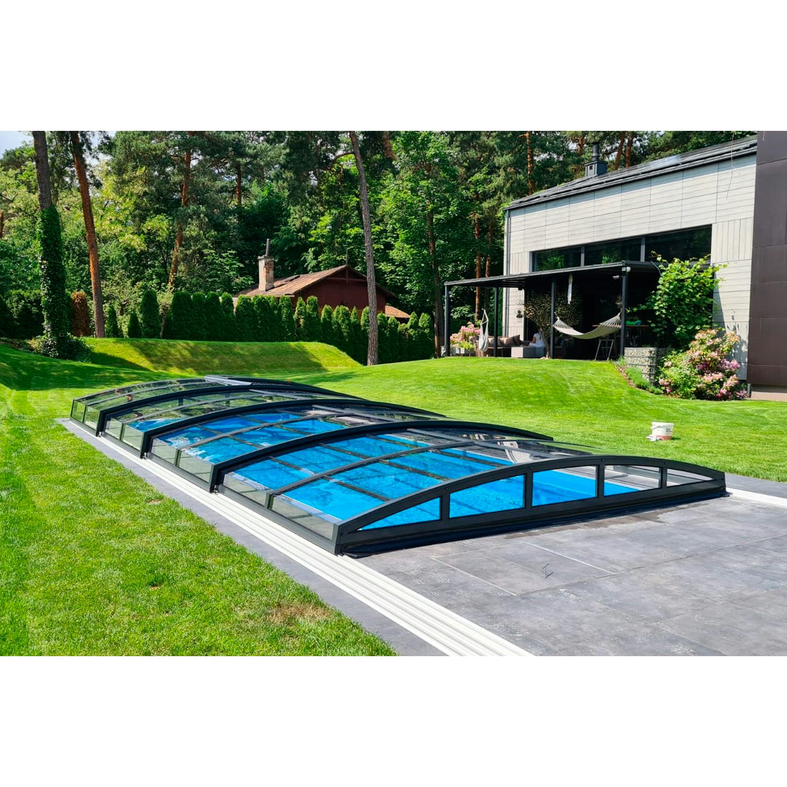 Pooltak Nordenspa Lowline 4,20 x 8,61 Kanalplast
