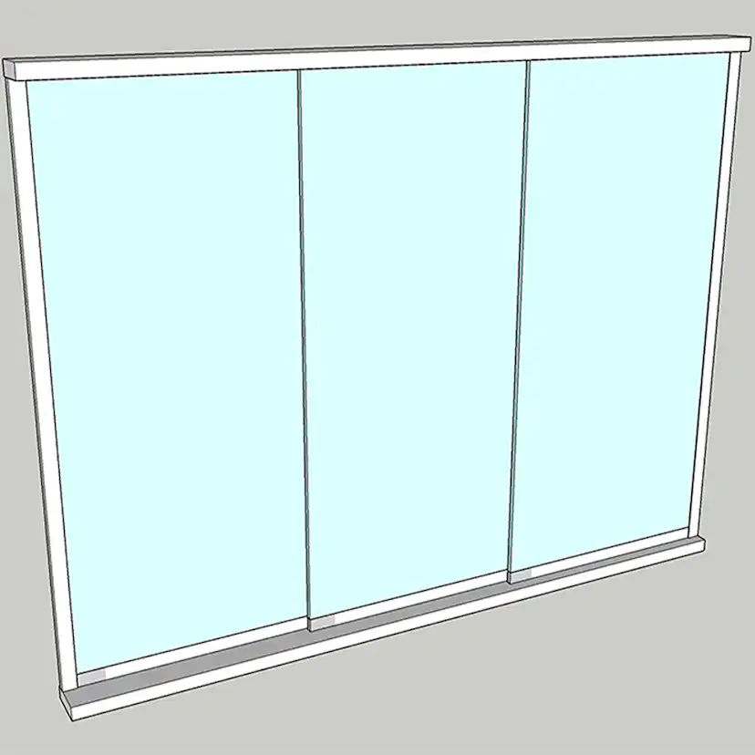 Vikparti Allvy Sunroom s75 3-Glas 3-Delad