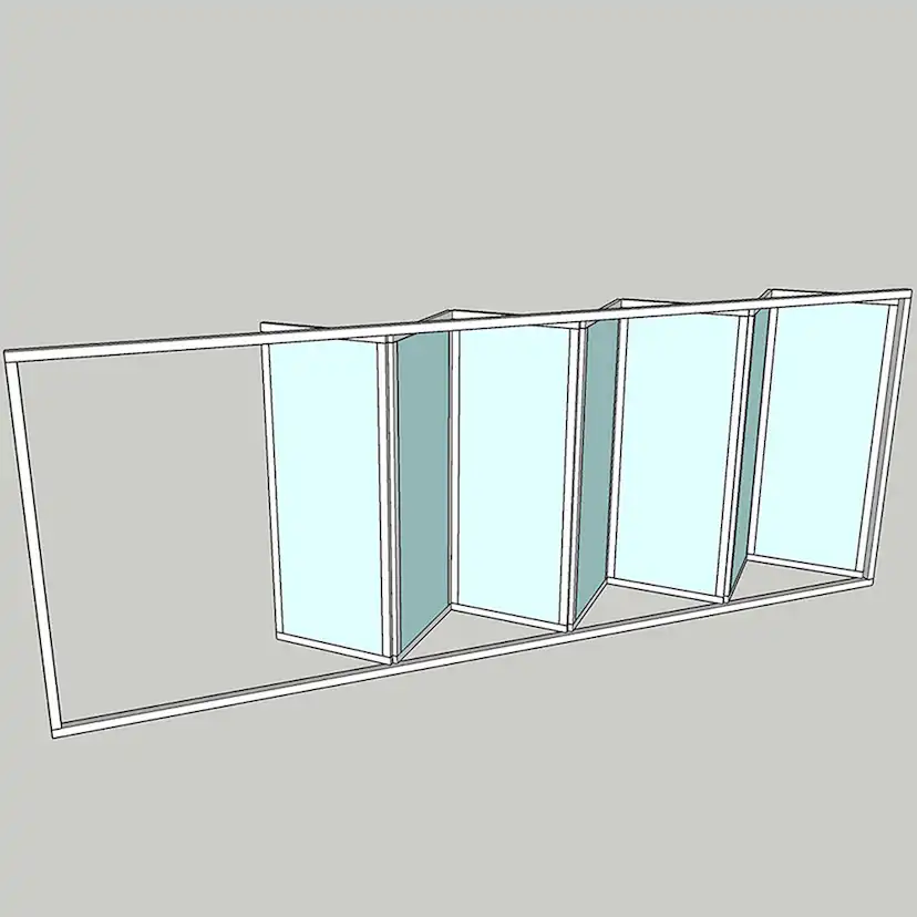 Vikparti Allvy Sunroom s75 3-Glas 7-Delad