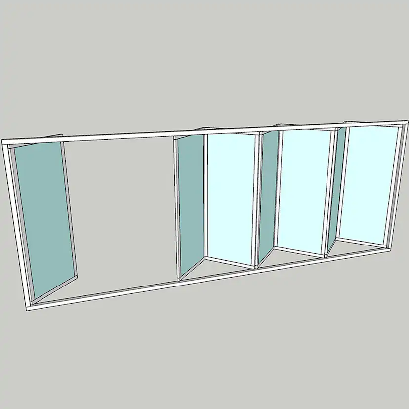 Vikparti Allvy Sunroom s75 3-Glas 7-Delad
