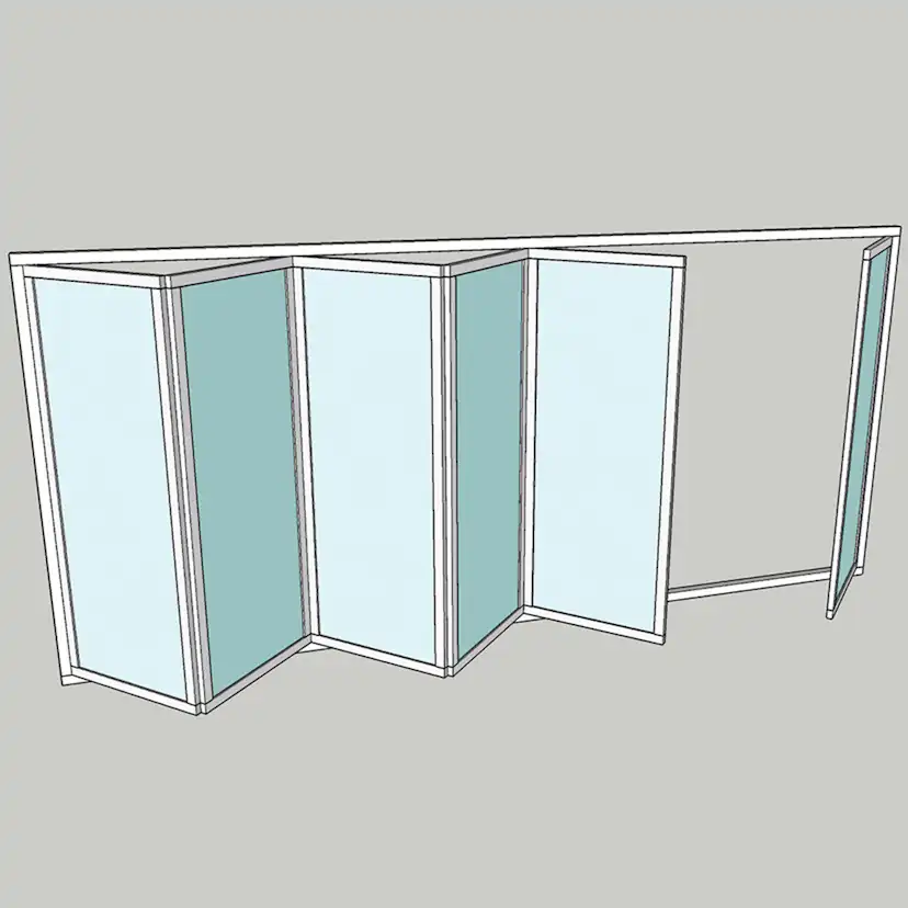 Vikparti Allvy Sunroom s30 6-Delad