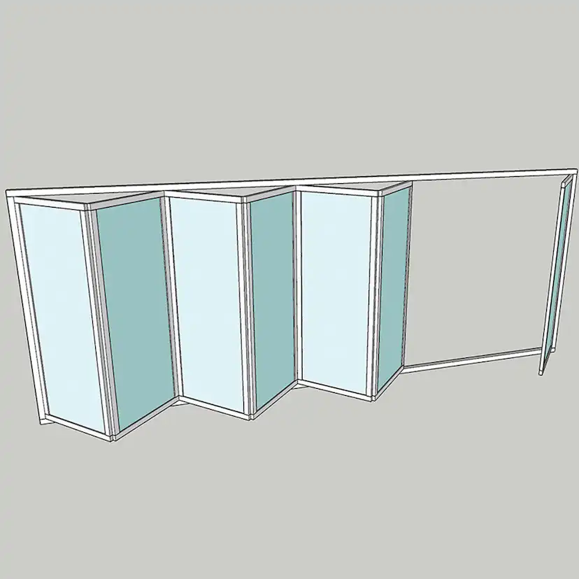 Vikparti Allvy Sunroom s75 3-Glas 7-Delad