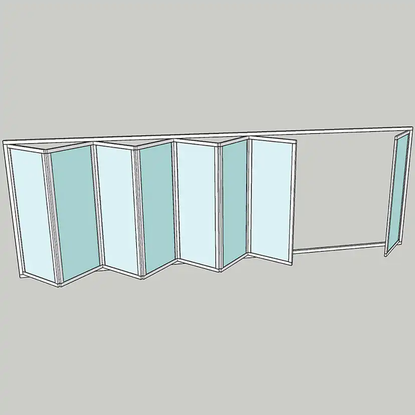 Vikparti Allvy Sunroom s75 3-Glas 8-Delad