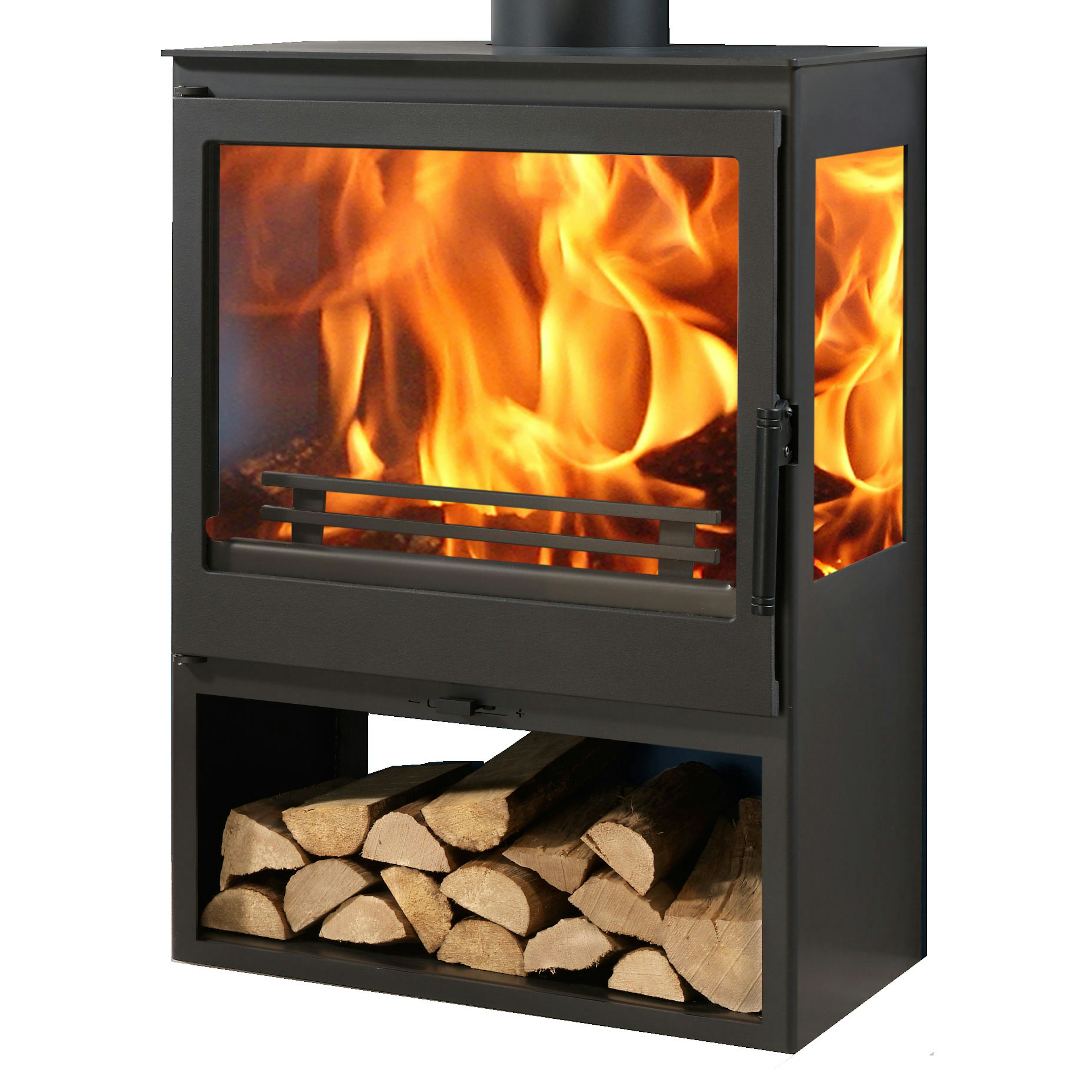 Braskamin Panadero Ambar 3V EcoDesign Fristående 7,1kW