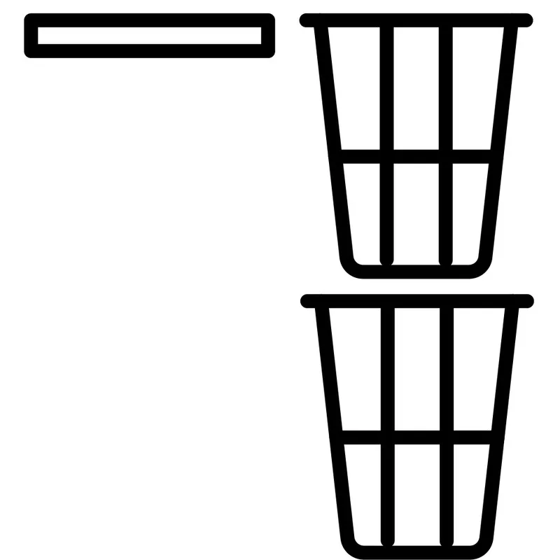 Add-On Temal, 1 x Hylla, 2 x Tvättkorg